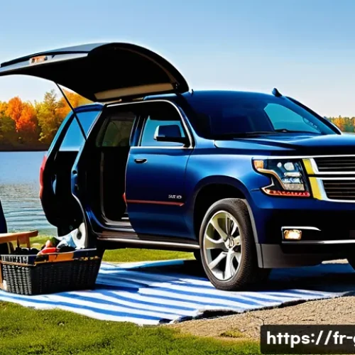 지엠 GMC 유콘과 쉐보레 타호의 차이 - **Prompt for Chevrolet Tahoe: "The Robust Family Adventure SUV"**
    A Chevrolet Tahoe, in a sturdy...