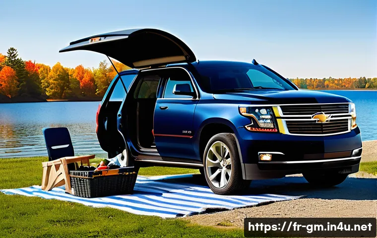 지엠 GMC 유콘과 쉐보레 타호의 차이 - **Prompt for Chevrolet Tahoe: "The Robust Family Adventure SUV"**
A Chevrolet Tahoe, in a sturdy...